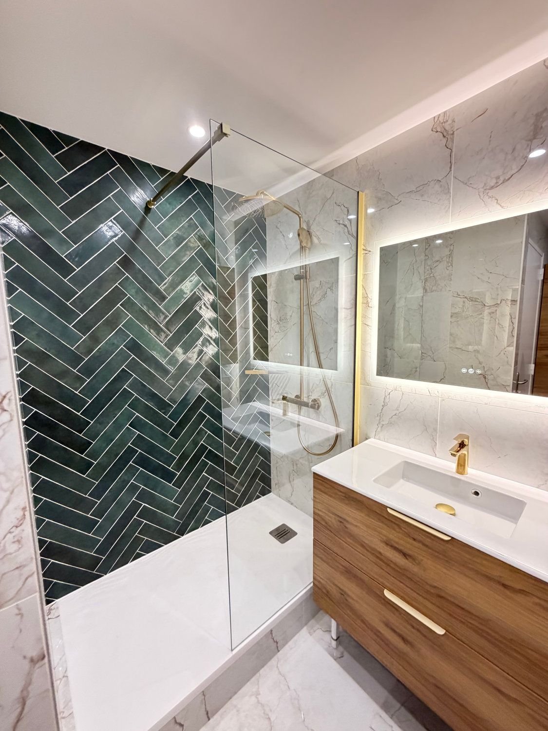 Salle de bains rénovée